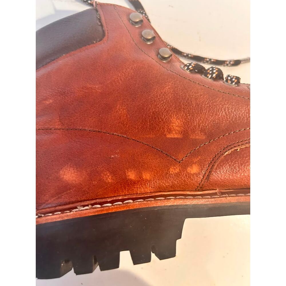 NWOB Allen Edmonds Higgins Mill Hiker Boots Brown Mens Size 11 - Picture 5 of 7